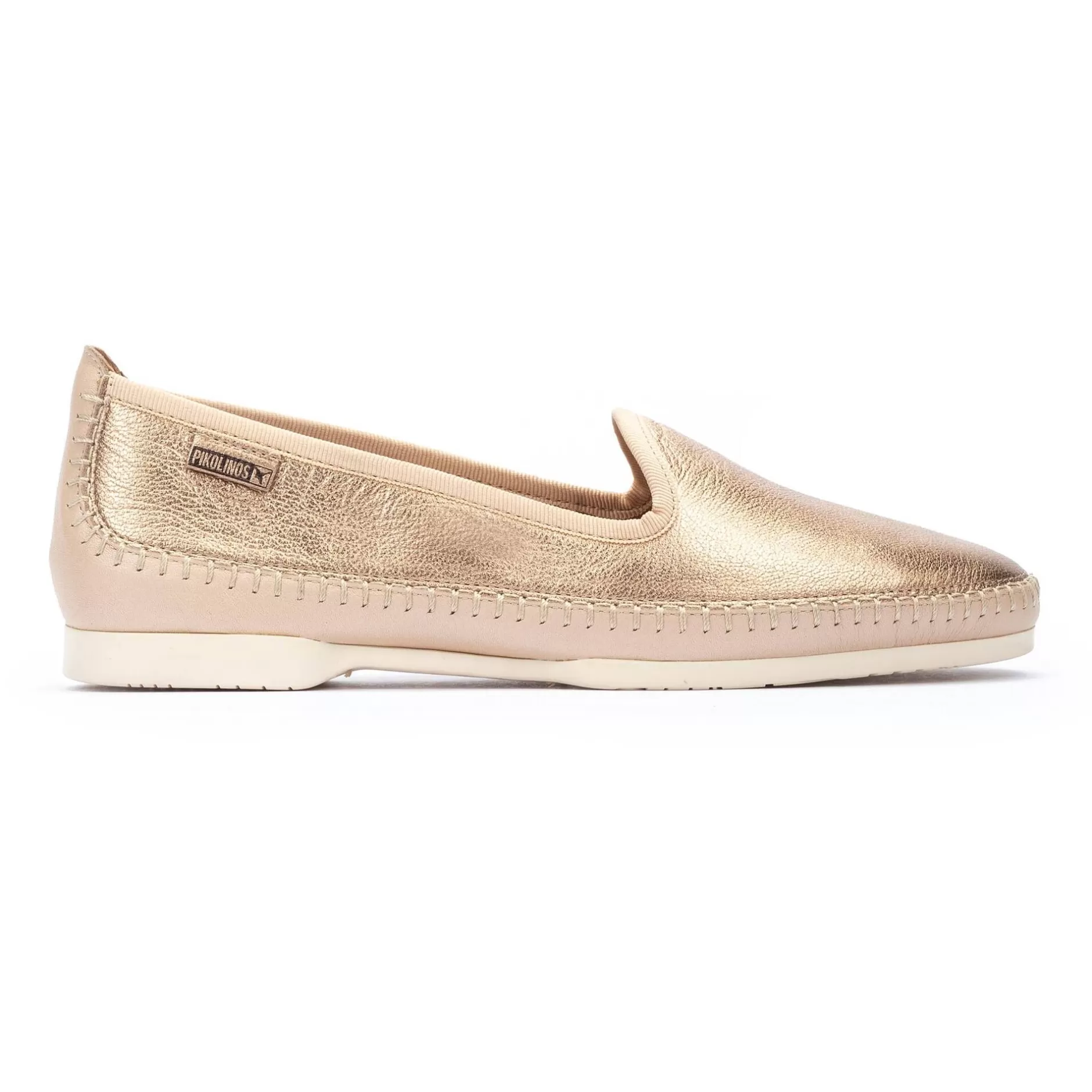 Zapatos Planos*Pikolinos Aguilas | Slipper Dorado De Mujer