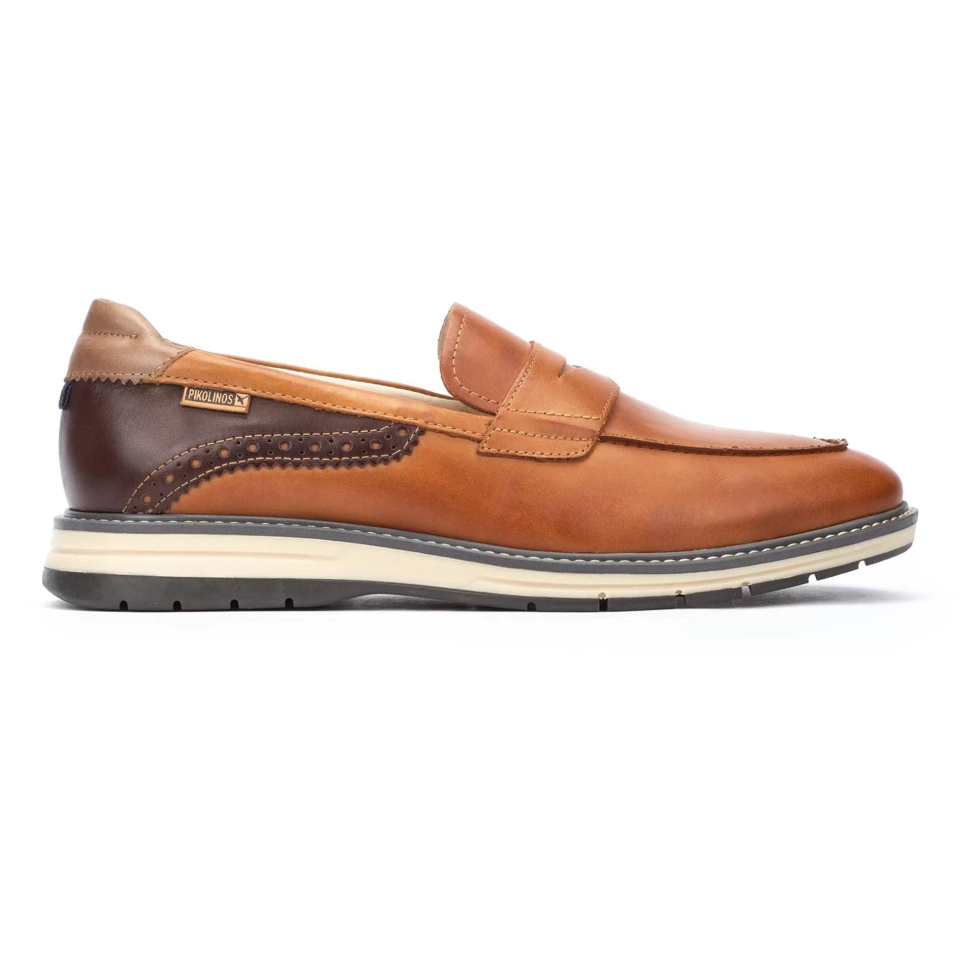 Zapatos Vestir*Pikolinos Canet | Mocasin De Hombre Bicolor