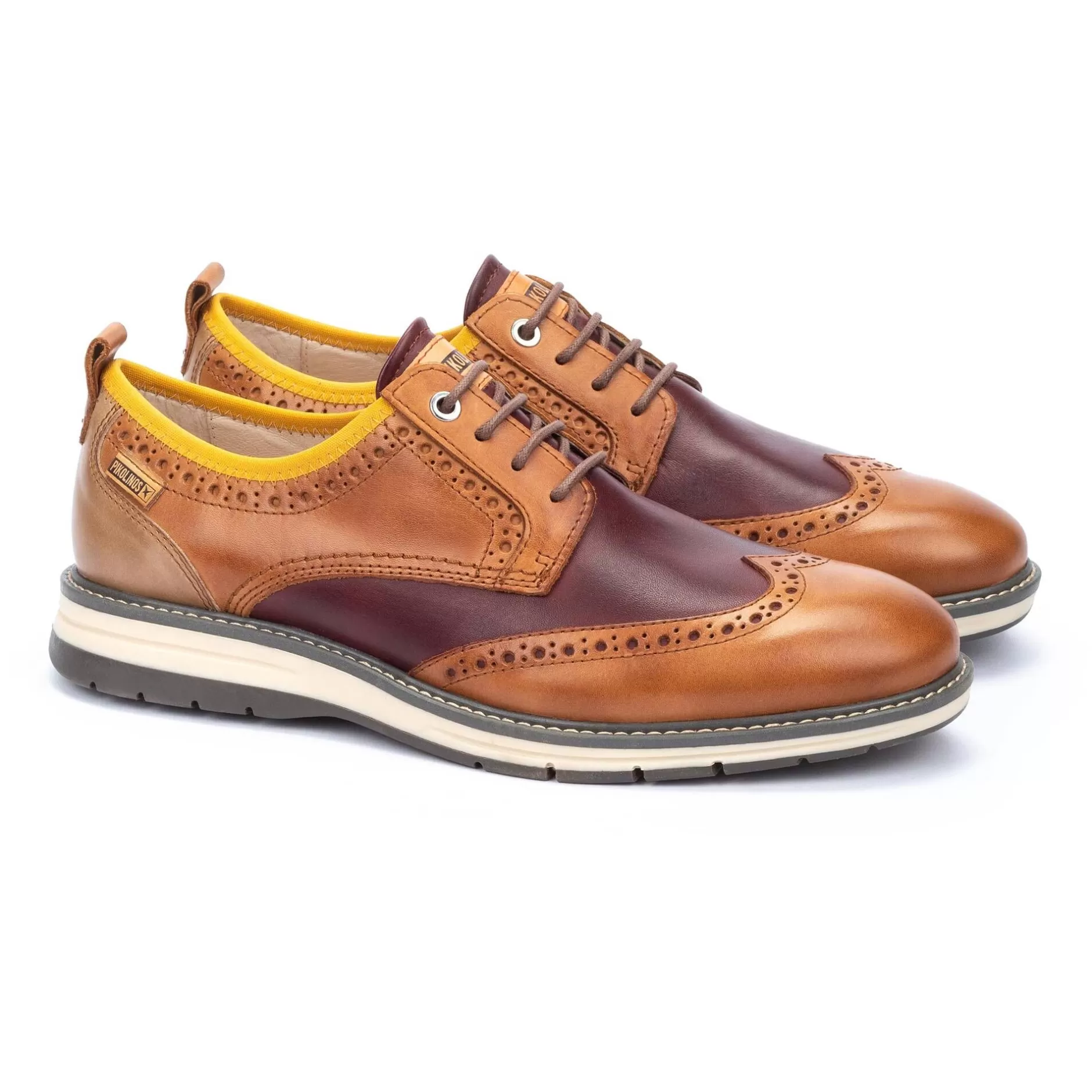 Zapatos Vestir*Pikolinos Canet | Zapato De Vestir Combinado Para Hombre