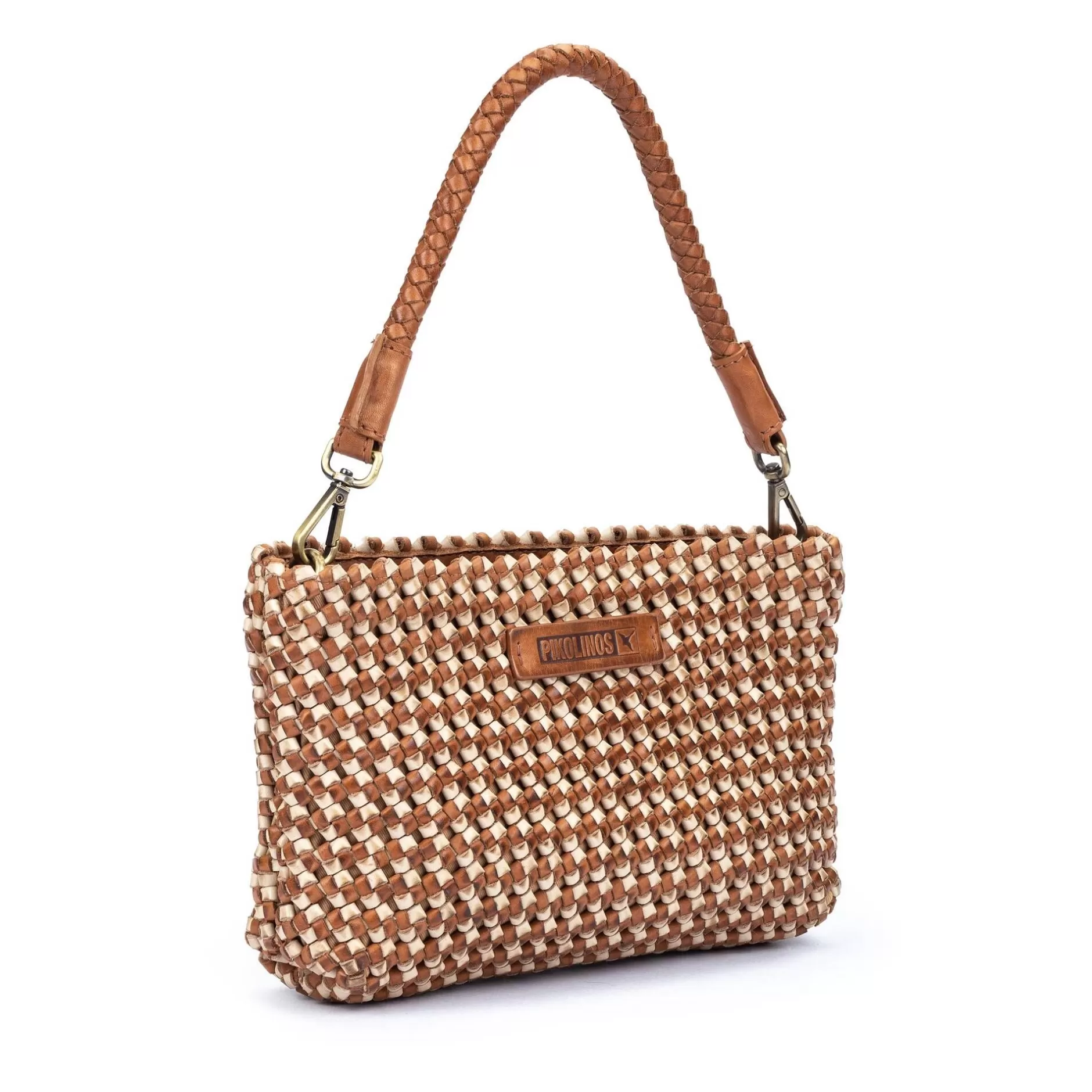 Bolsos*Pikolinos Formentera | Bolso Bandolera De Mujer Con Piel Trenzada