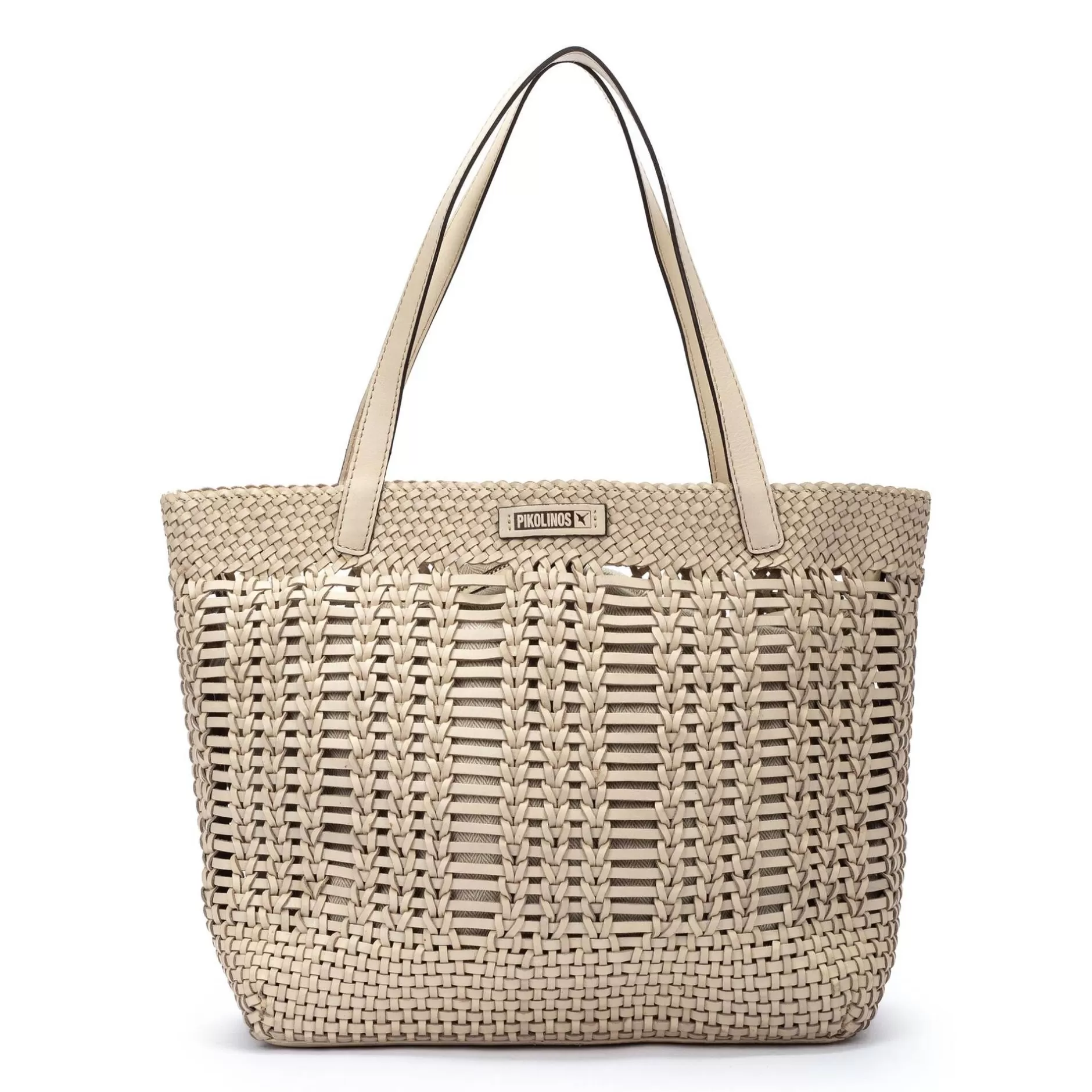 Bolsos*Pikolinos Lerma | Bolso Shopper De Mujer Trenzado