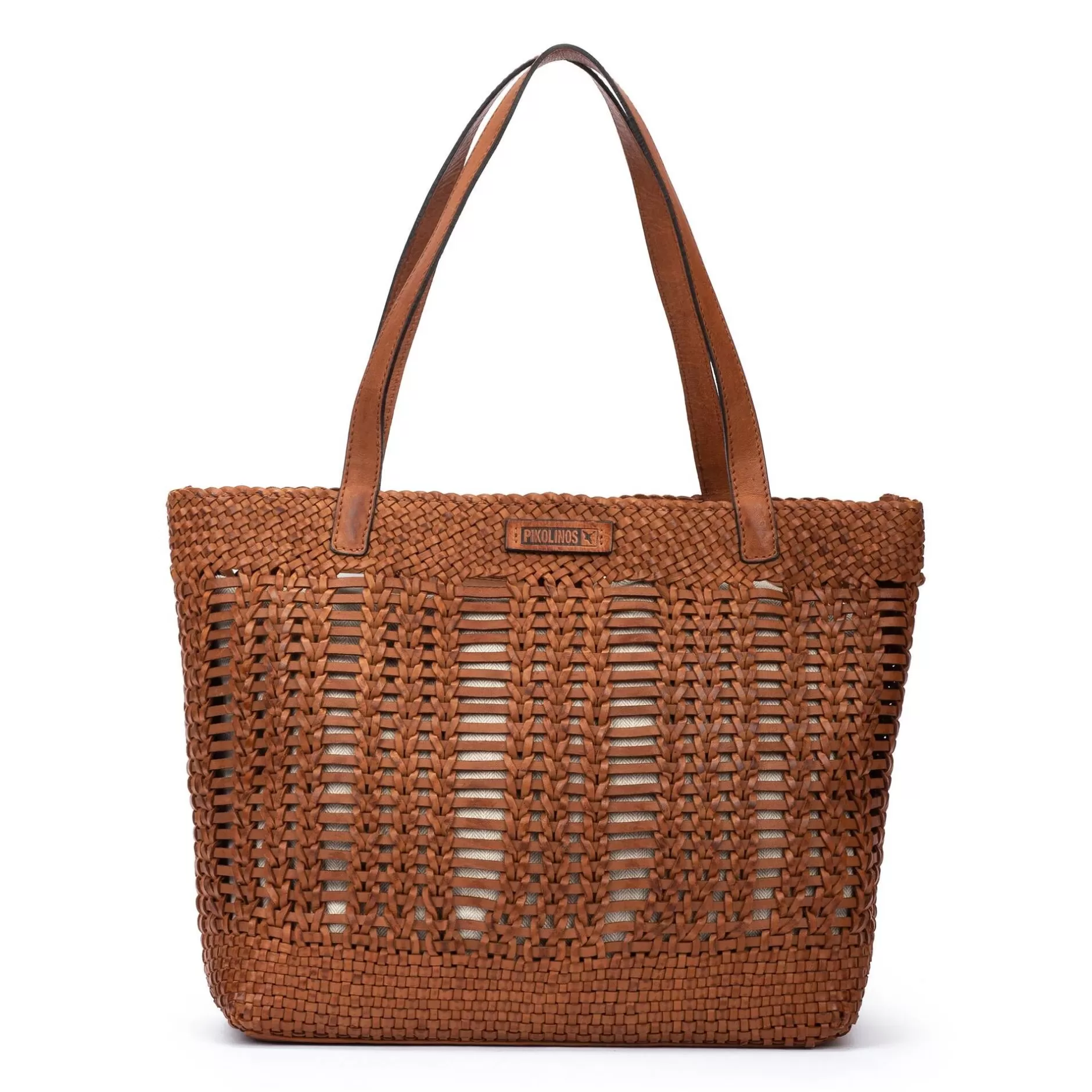 Bolsos*Pikolinos Lerma | Bolso Shopper De Mujer Trenzado