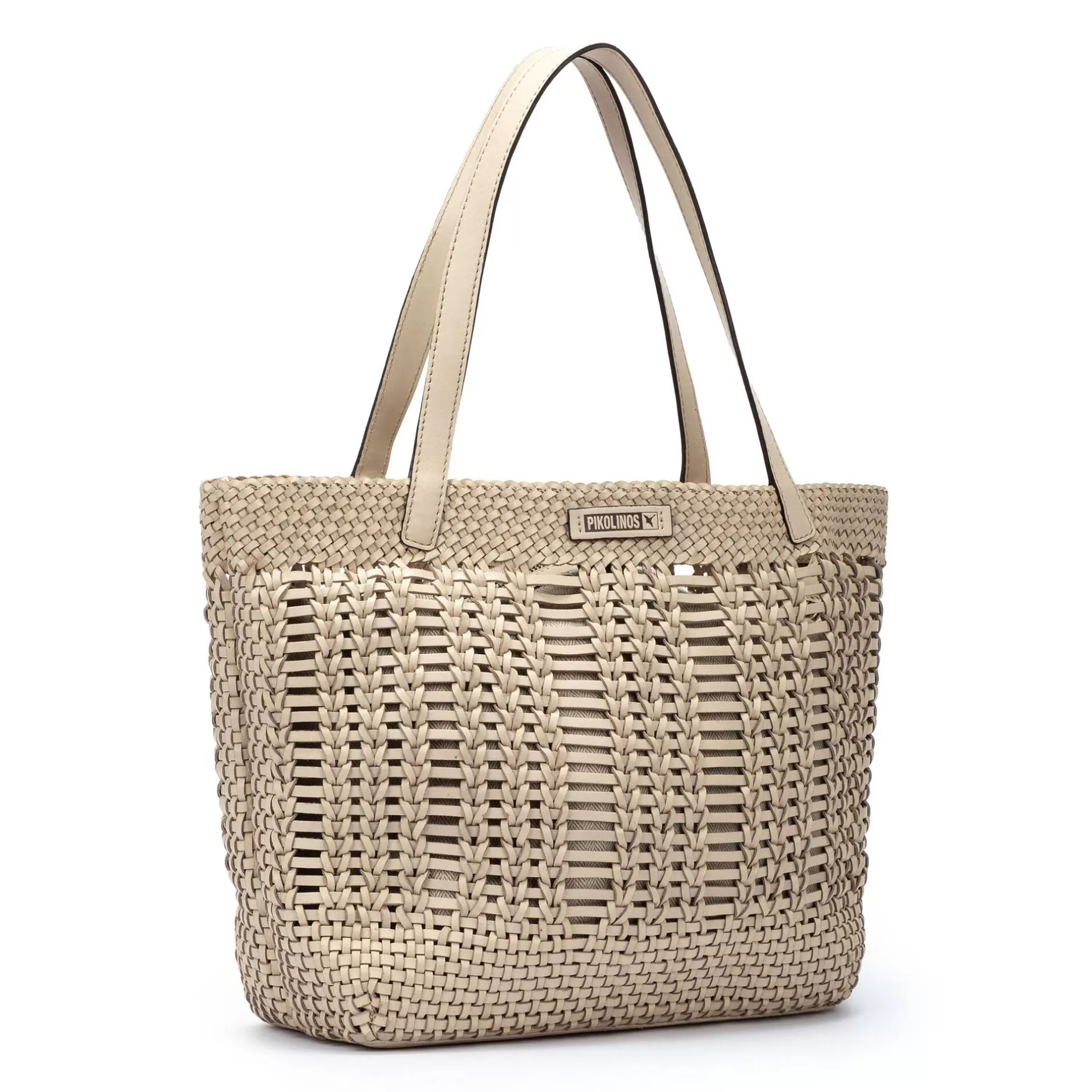 Bolsos*Pikolinos Lerma | Bolso Shopper De Mujer Trenzado