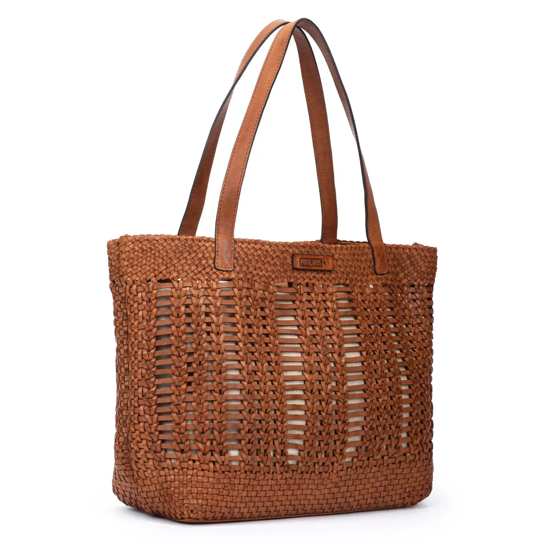 Bolsos*Pikolinos Lerma | Bolso Shopper De Mujer Trenzado