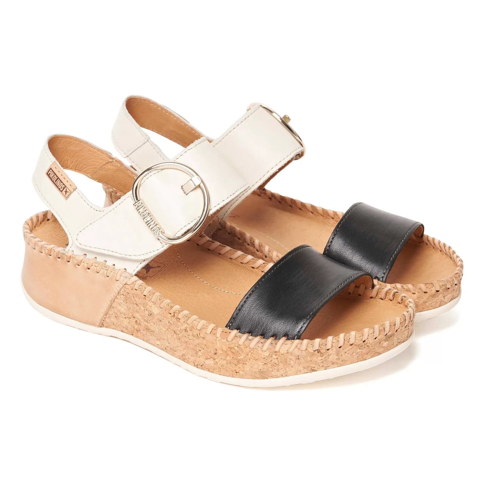 Cuñas Y Plataformas*Pikolinos Marina | Sandalia De Mujer Con Plataforma Multicolor