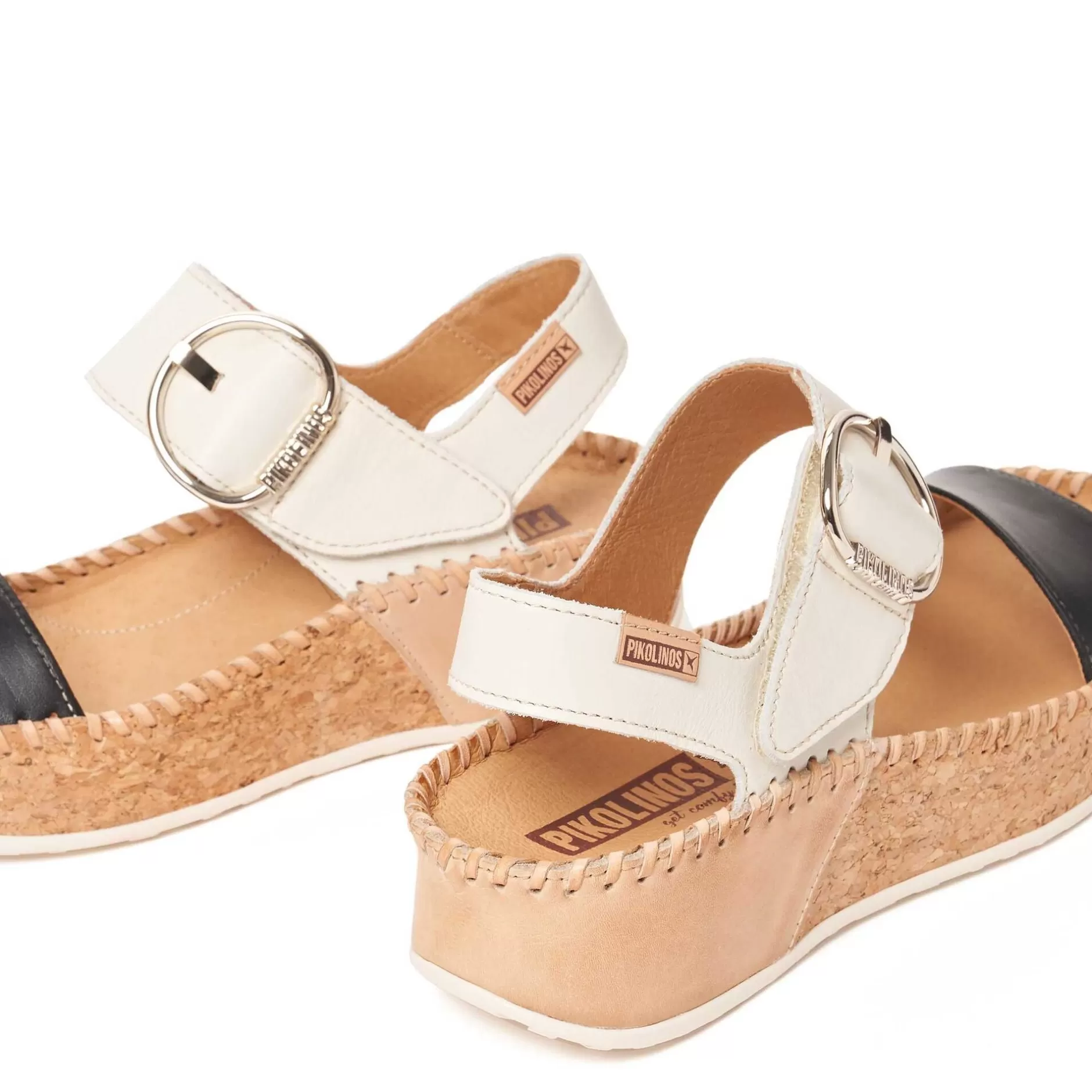Cuñas Y Plataformas*Pikolinos Marina | Sandalia De Mujer Con Plataforma Multicolor