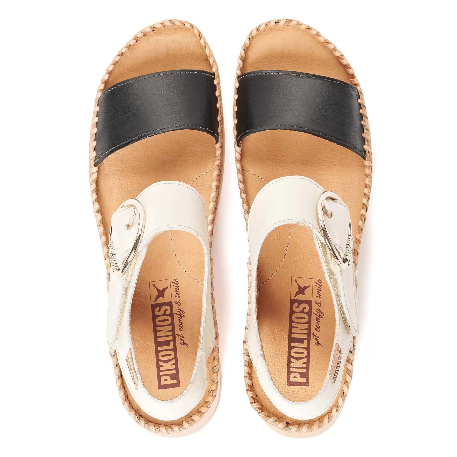 Cuñas Y Plataformas*Pikolinos Marina | Sandalia De Mujer Con Plataforma Multicolor