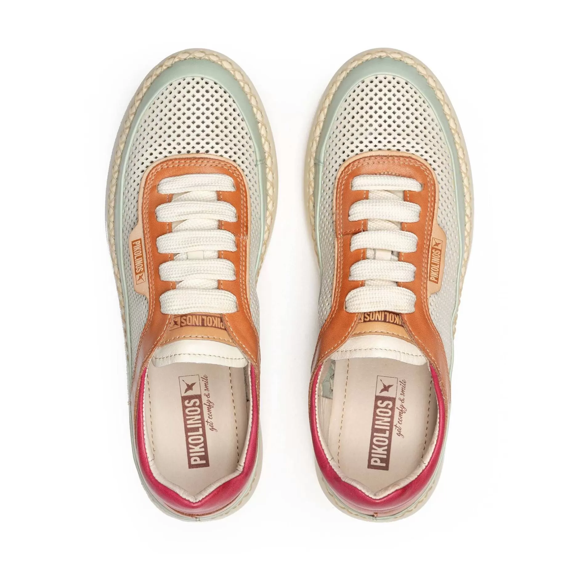 Deportivos*Pikolinos Mesina | Deportivo Multicolor De Mujer Calado
