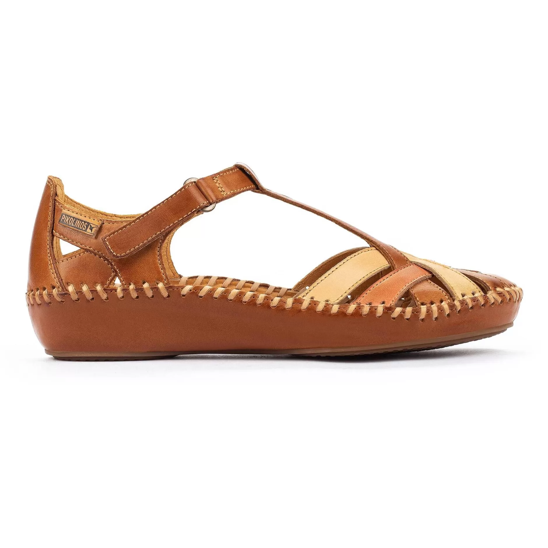 Cuñas Y Plataformas*Pikolinos P. Vallarta | Sandalias De Mujer Multicolor Con Cuna