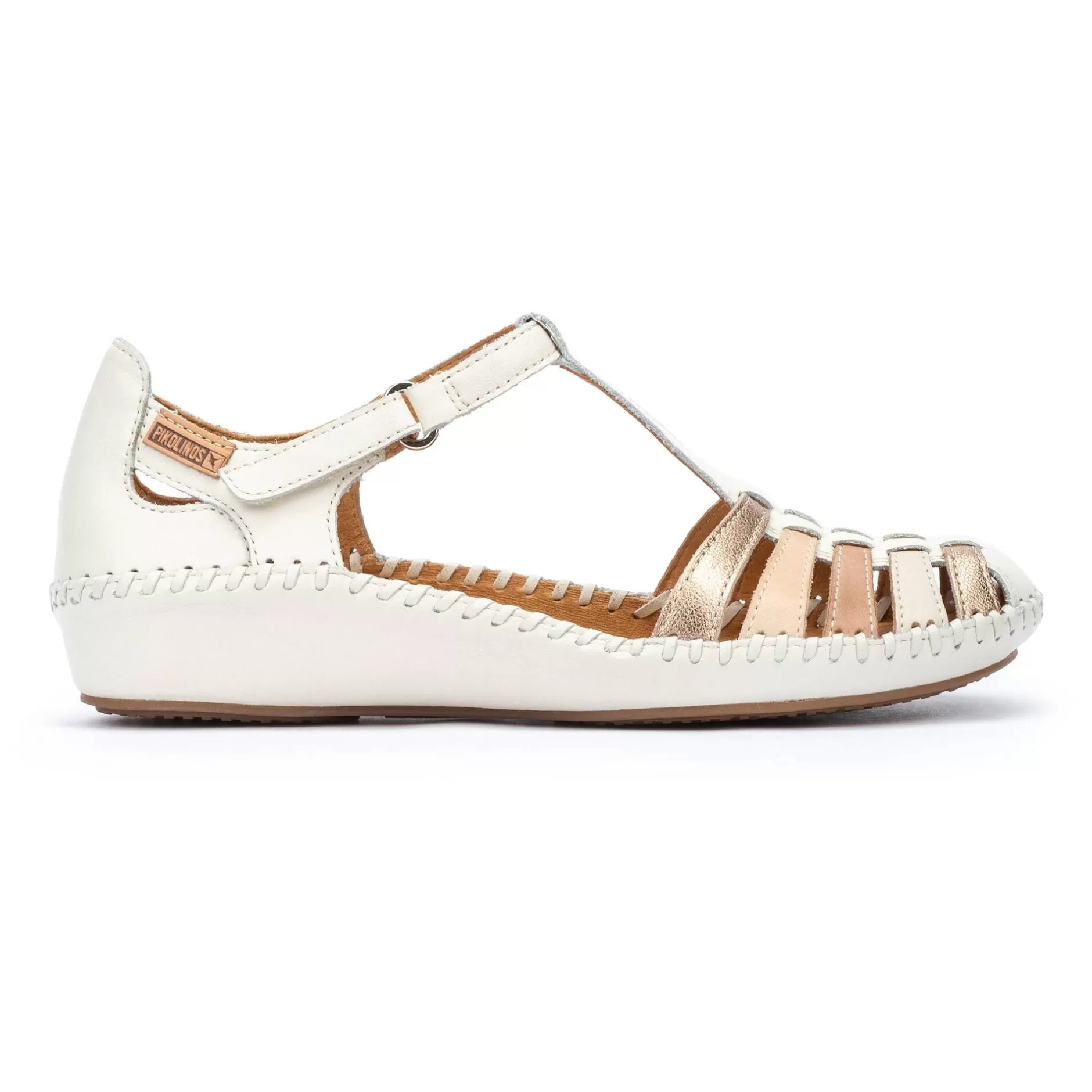Cuñas Y Plataformas*Pikolinos P. Vallarta | Sandalias De Mujer Multicolor Con Cuna