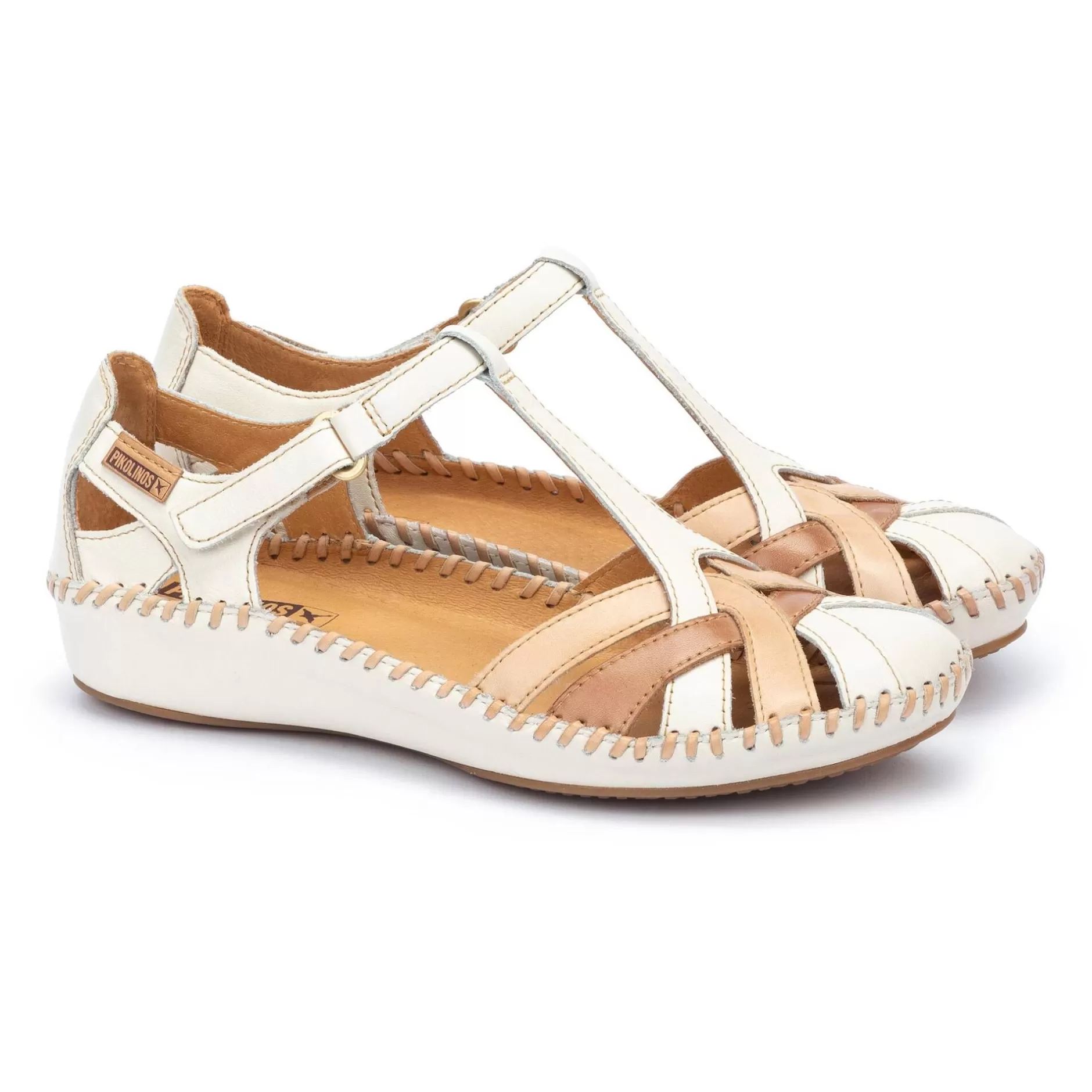 Cuñas Y Plataformas*Pikolinos P. Vallarta | Sandalias De Mujer Multicolor Con Cuna