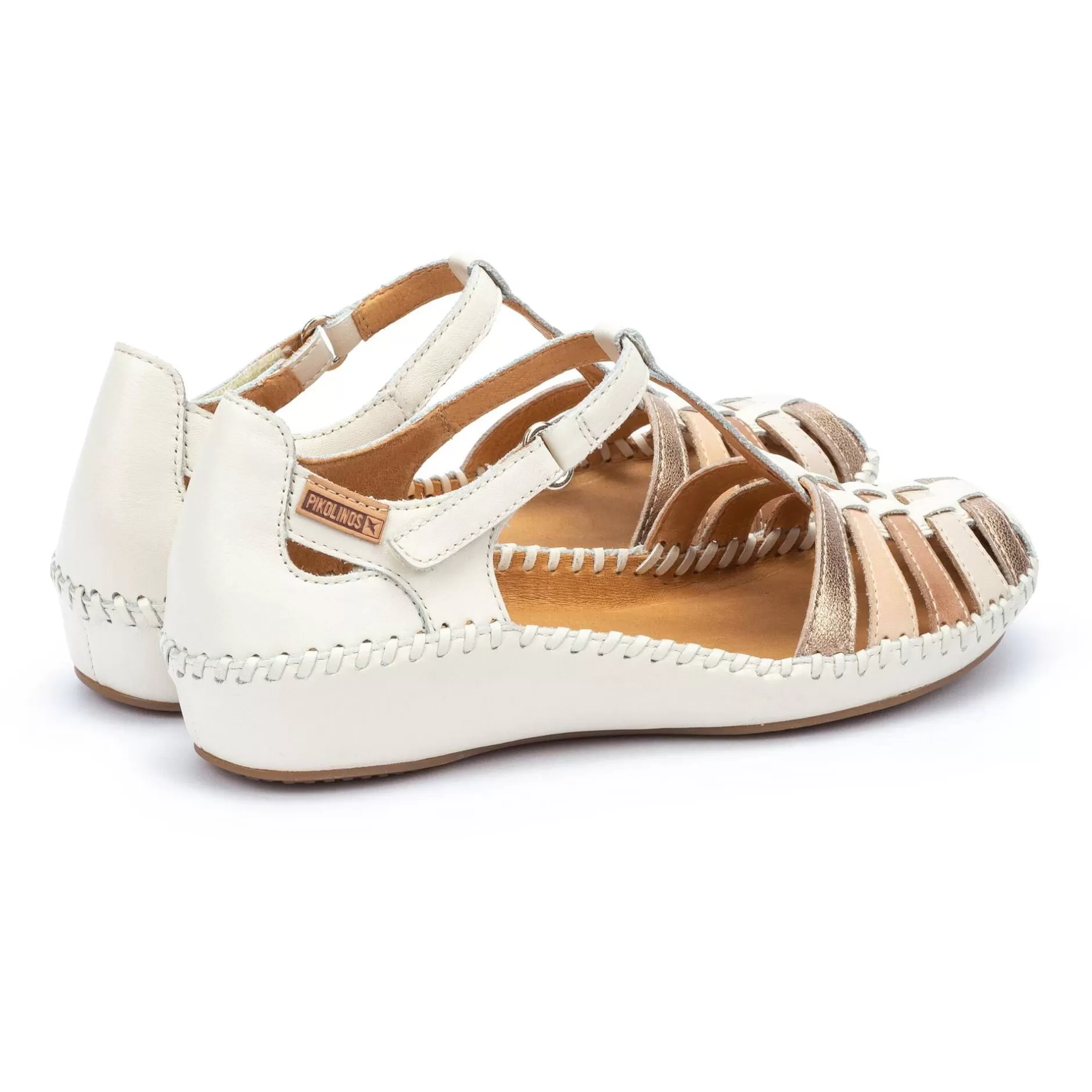 Cuñas Y Plataformas*Pikolinos P. Vallarta | Sandalias De Mujer Multicolor Con Cuna