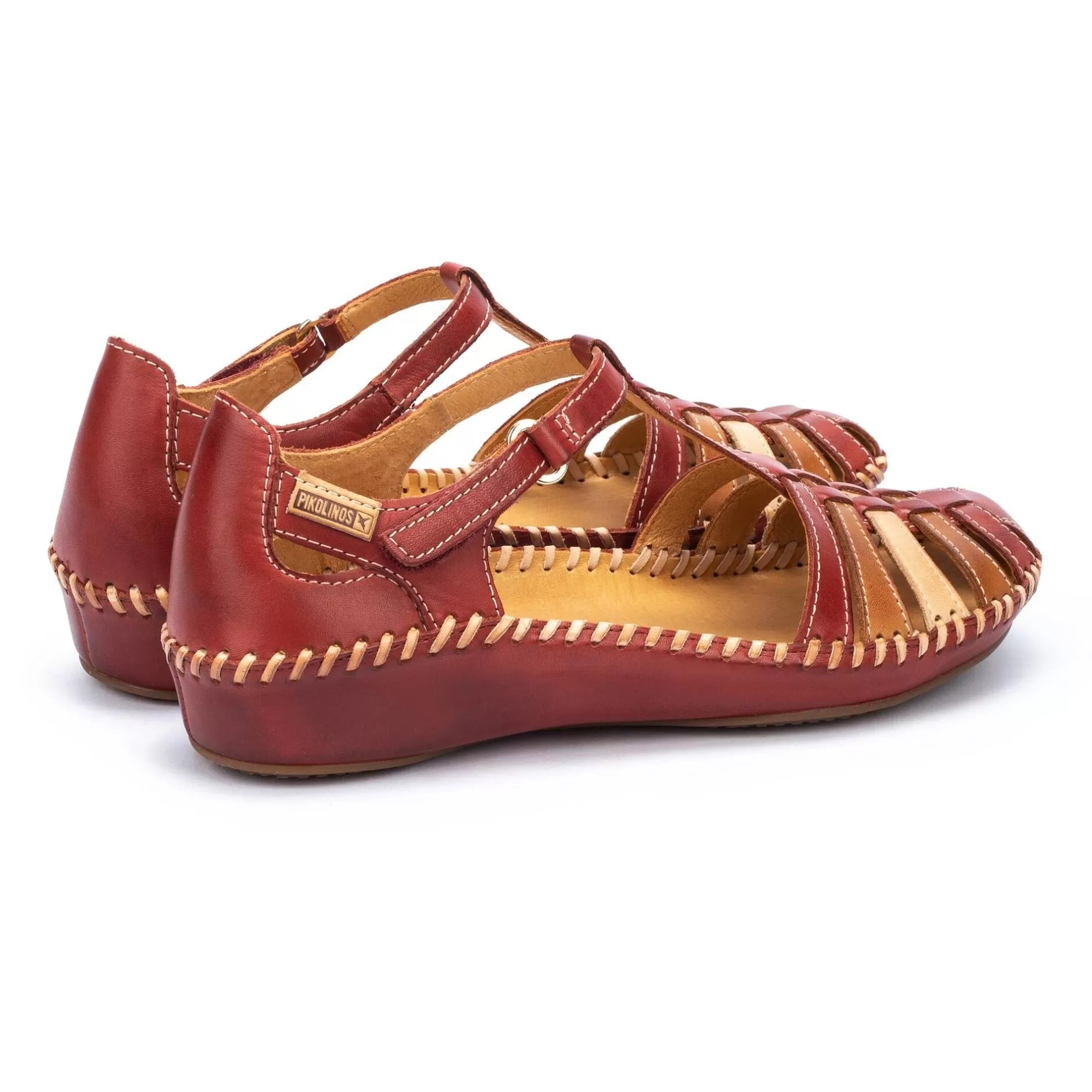 Cuñas Y Plataformas*Pikolinos P. Vallarta | Sandalias De Mujer Multicolor Con Cuna
