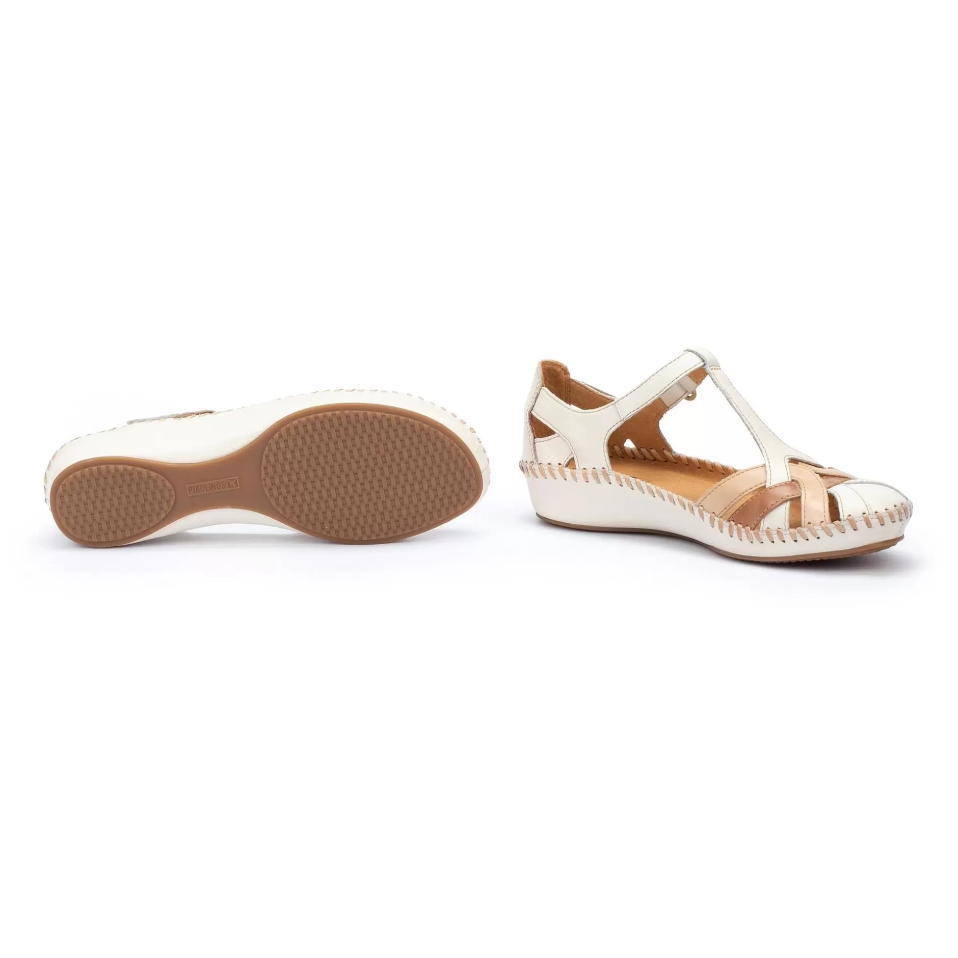 Cuñas Y Plataformas*Pikolinos P. Vallarta | Sandalias De Mujer Multicolor Con Cuna