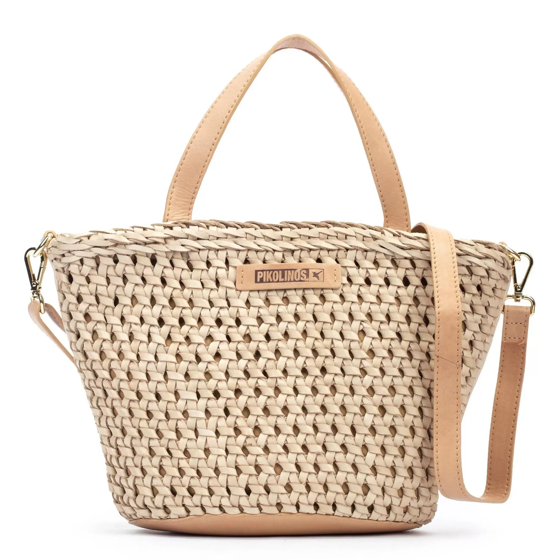 Bolsos*Pikolinos Selva | Bolso De Mujer Con Piel Trenzada