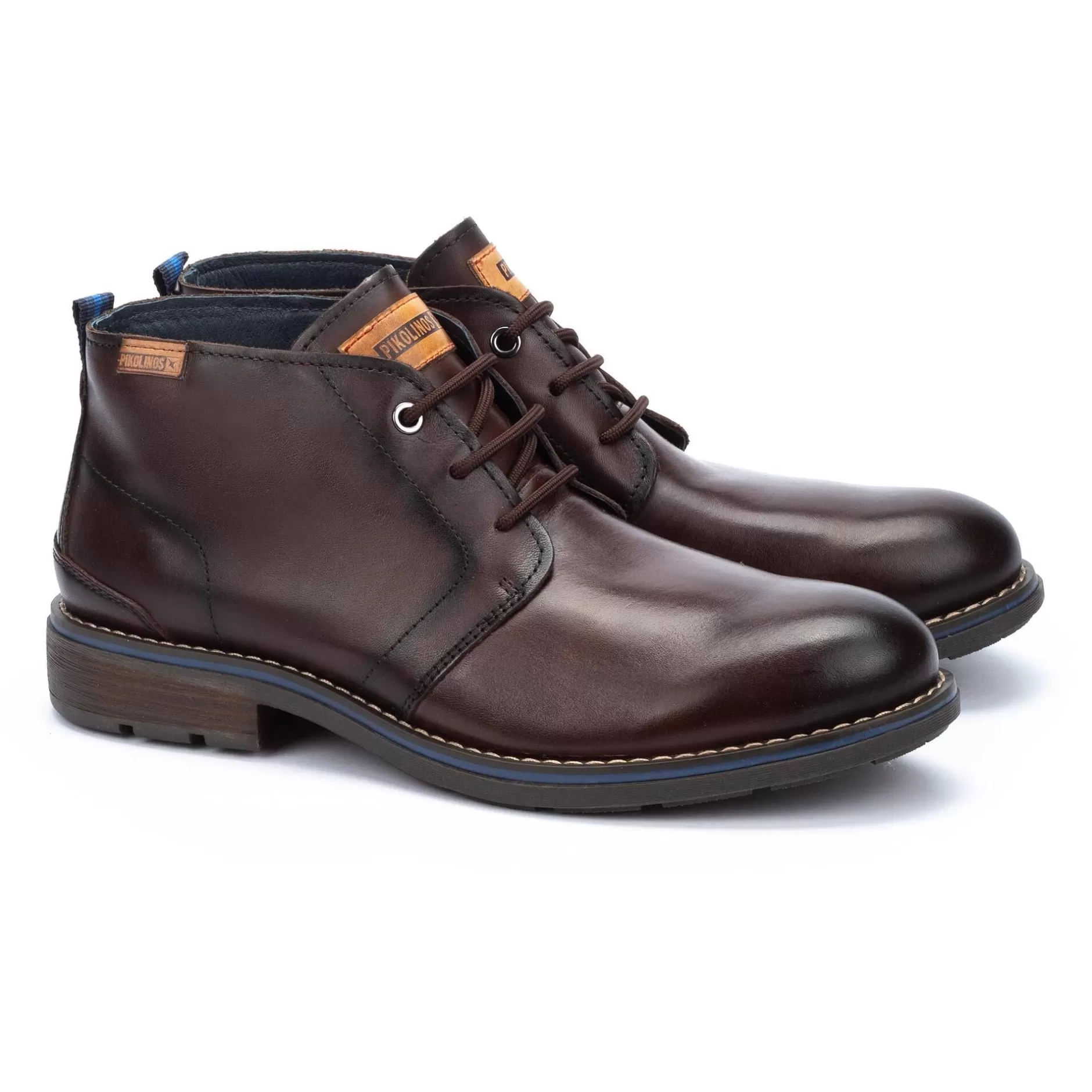 Botas Y Botines*Pikolinos York | Botin Clasico De Hombre Con Cordones