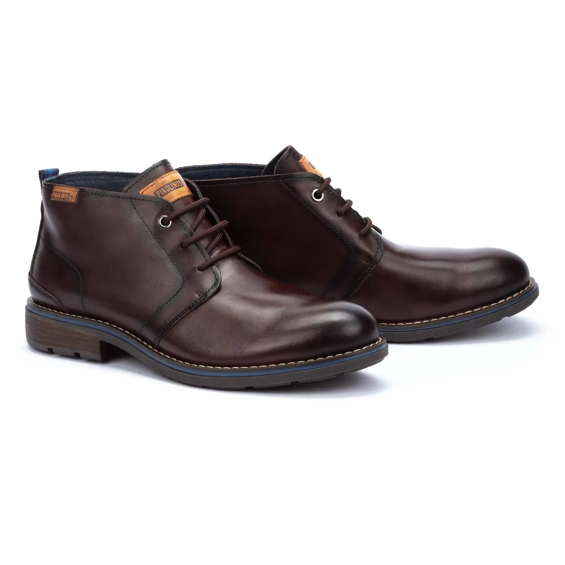 Botas Y Botines*Pikolinos York | Botin Clasico De Hombre Con Cordones